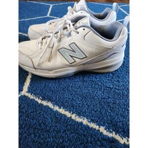 New Balance Men's 608 Blue & White Comfort Inserts Shoes-10